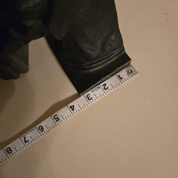 Vintage Dog Bookends Labrador Retriever Heavy Metal Bronze Tone - Picture 7 of 12